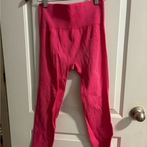 Joy Lab Pink Ribbed Leggings